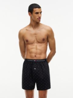 Logo Woven Boxer — Black 1