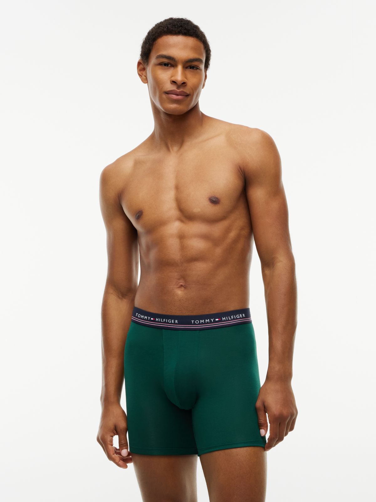 Stretch Modal Boxer Brief 3-Pack — Multi Leaf