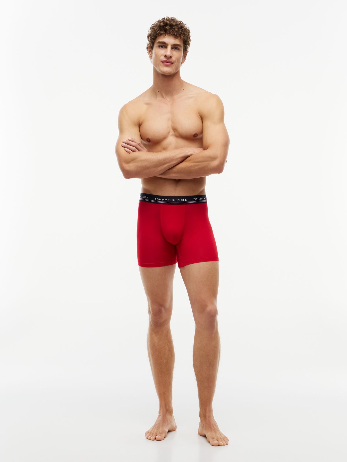 Stretch Modal Boxer Brief 3-Pack — Red