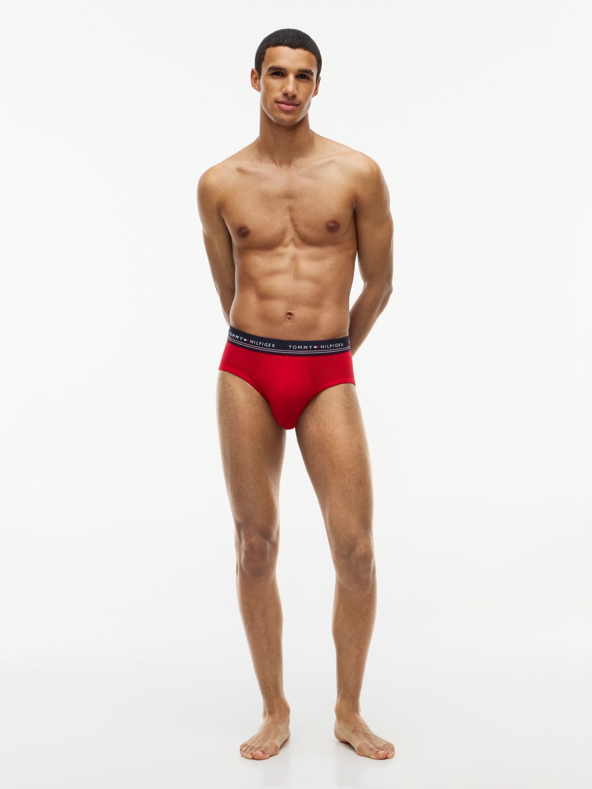 Stretch Modal Briefs 3-Pack — Red/Multi