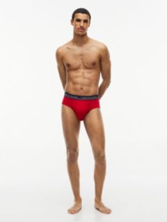 Stretch Modal Briefs 3-Pack — Red/Multi 3