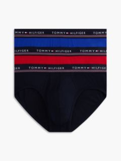 Stretch Modal Briefs 3-Pack — Red/Multi 1
