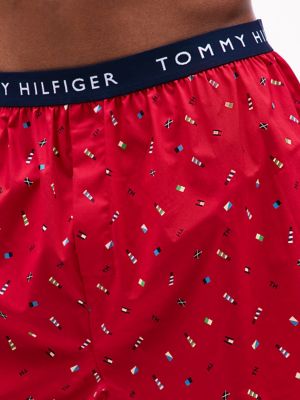 Tommy Logo Woven Boxer 3-Pack | Tommy Hilfiger