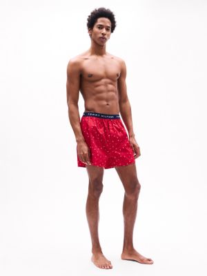 とみー Tommy Logo Woven Boxer 3-Pack | Tommy Hilfiger