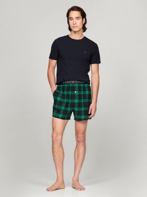 Flannel Sleep Short, Blackwatch