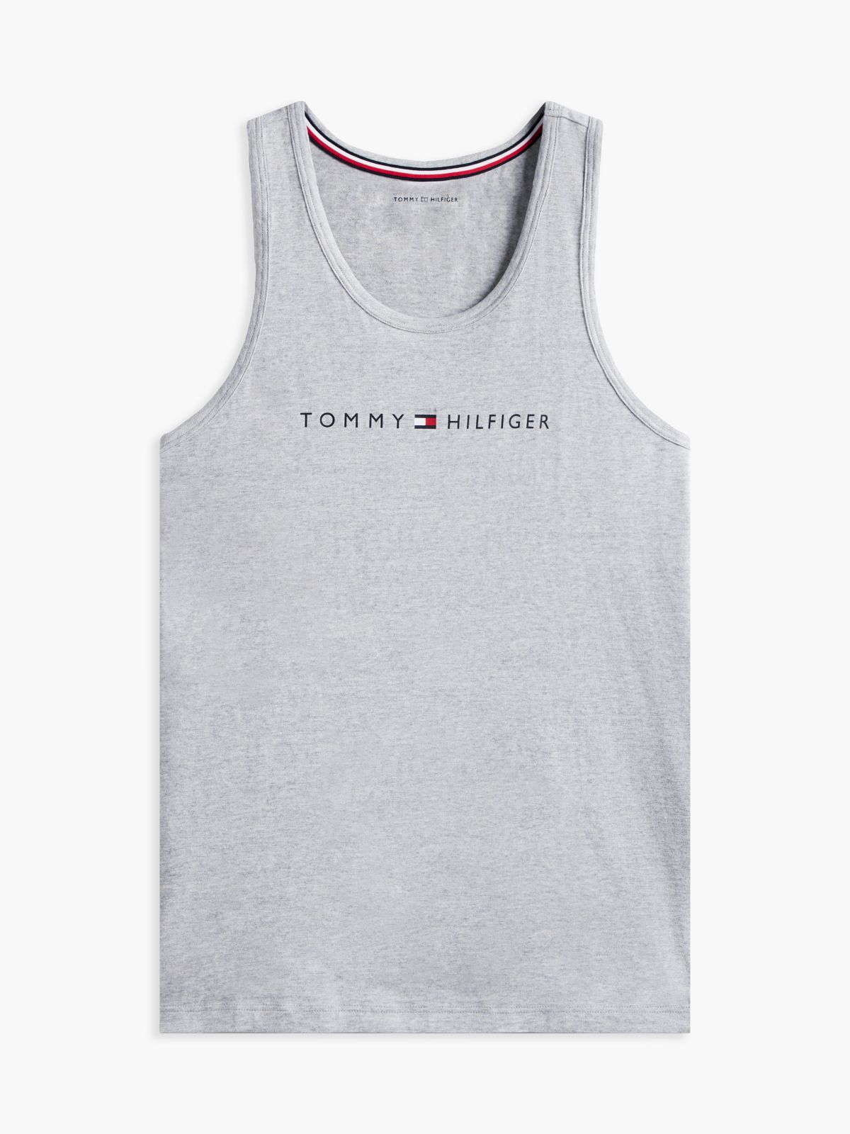 Hilfiger Logo Sleep Tank Top — Grey Heather