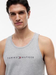 Hilfiger Logo Sleep Tank Top — Grey Heather 3