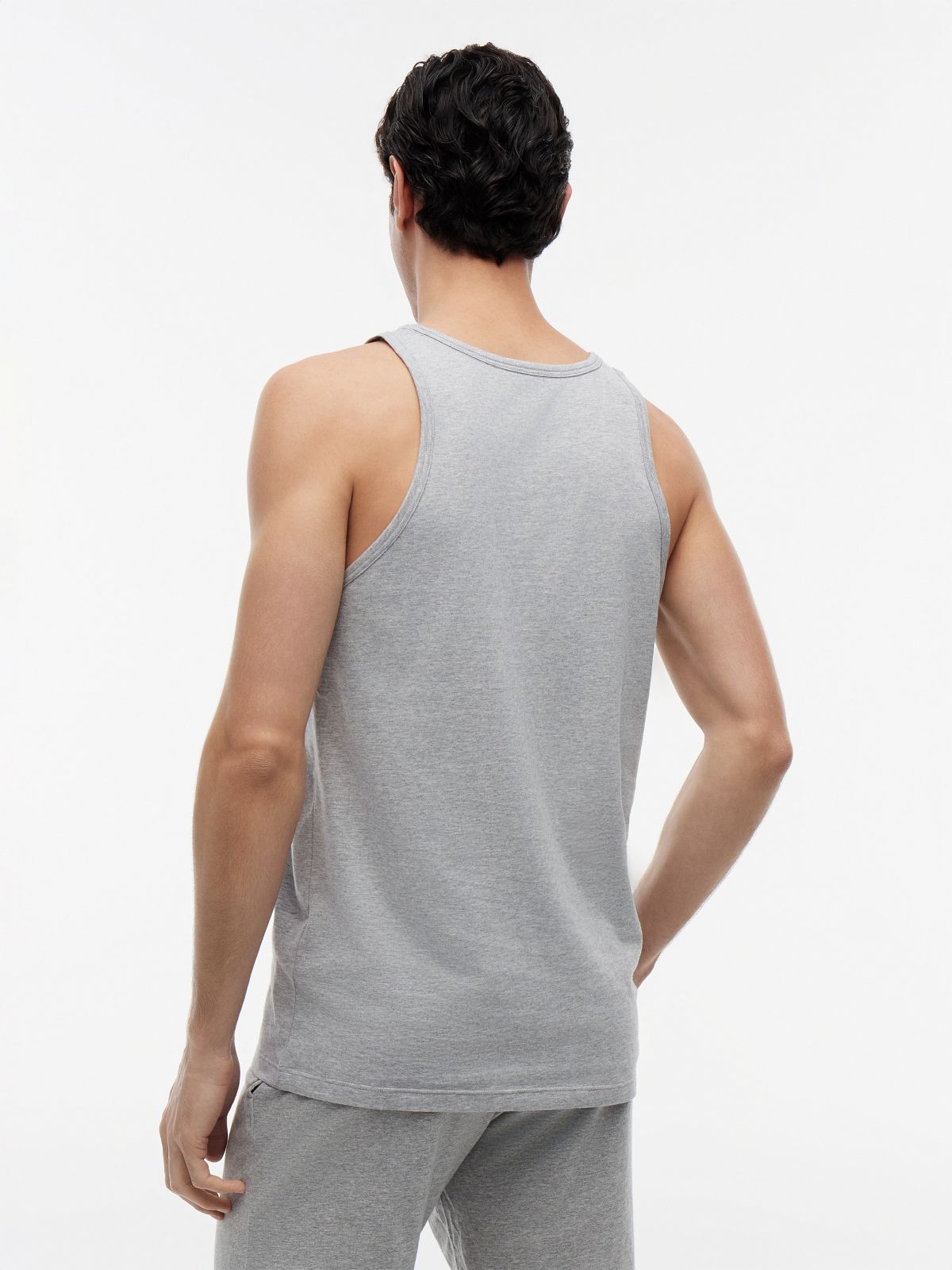 Hilfiger Logo Sleep Tank Top — Grey Heather