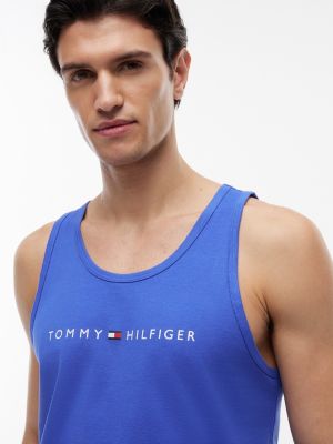 Пижамный топ Hilfiger для мужчин, с логотипом — Tommy Hilfiger — фото 3