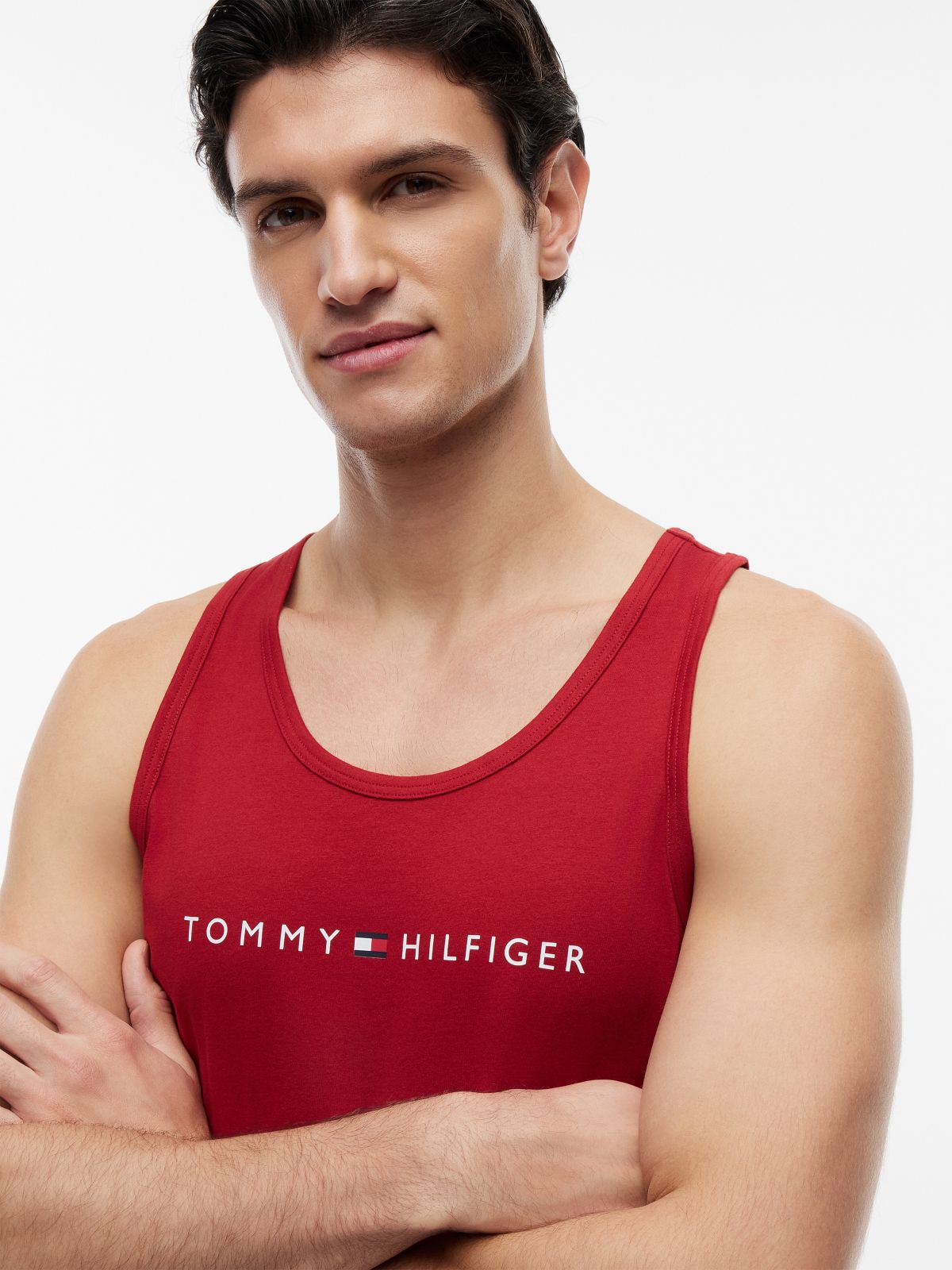 Hilfiger Logo Sleep Tank Top — Poppy