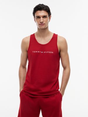 Hilfiger Logo Sleep Tank Top, Poppy