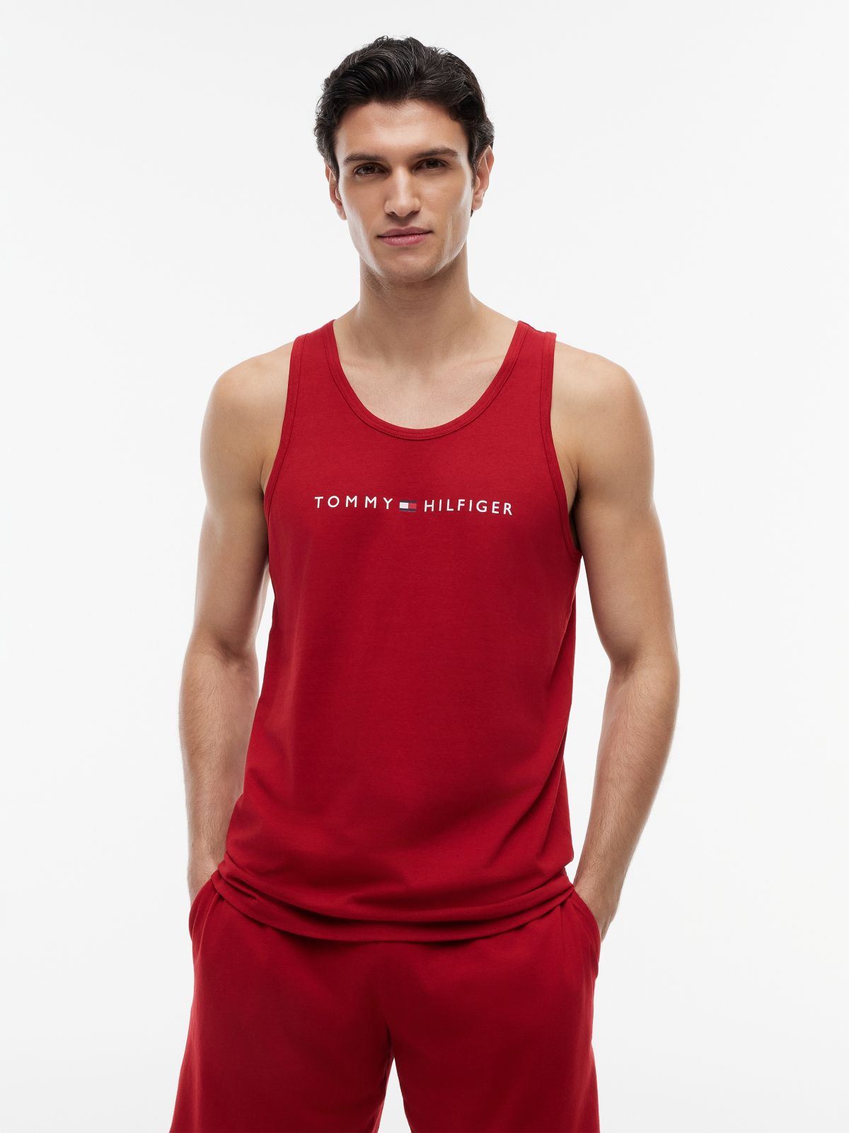 Hilfiger Logo Sleep Tank Top — Poppy