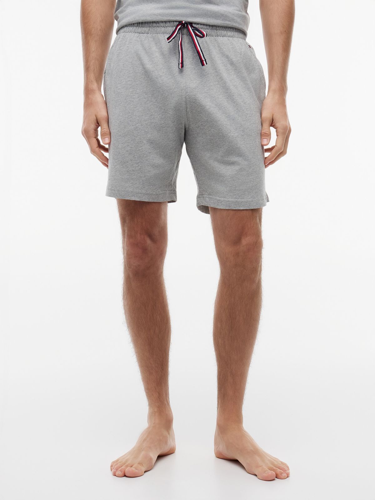 Hilfiger Logo Pull-On Sleep Short — Grey Heather