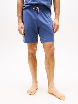 Hilfiger Logo Drawstring Sleep Short, Vintage Blue
