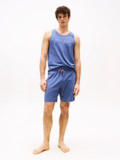Hilfiger Logo Pull-On Sleep Short — Vintage Blue 2
