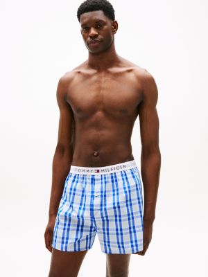 Logo Waistband Woven Boxer, Trout