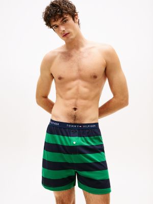 Stripe Knit Boxer, Oasis
