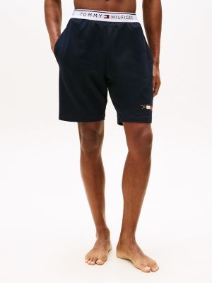 French Terry Sleep Short, Navy