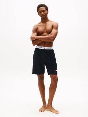French Terry Sleep Short, Navy