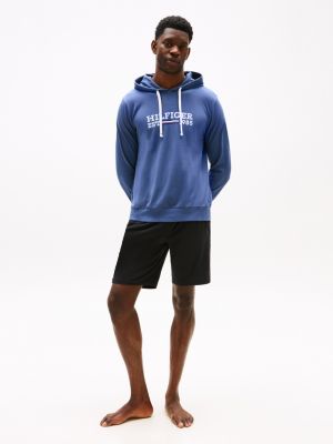 Hilfiger Logo Pique Sleep Hoodie | Tommy Hilfiger Canada