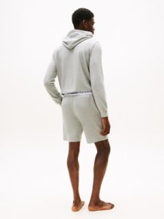 Hilfiger Logo Pique 8" Sleep Short — Grey Heather 4