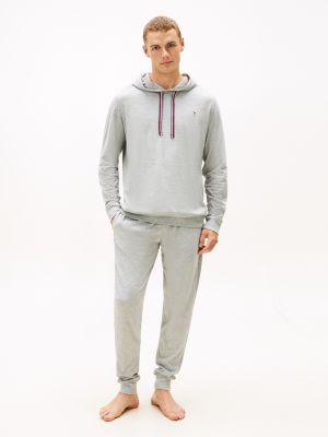 Sueded Cotton Jersey Lounge Jogger Pant, Grey Heather