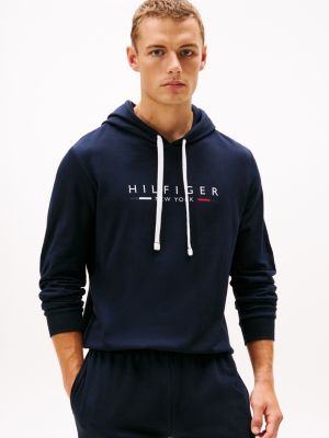 French Terry Lounge Hoodie, Navy