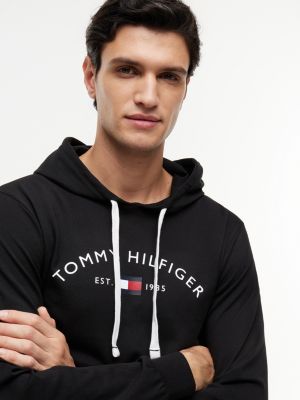 Мужские худи Tommy Hilfiger Hilfiger Logo Pique Sleep — фото 3