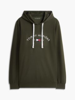 Hilfiger Logo Pique Sleep Hoodie — Meadow 5
