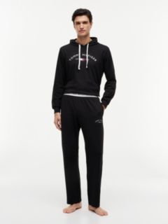 Hilfiger Logo Pique Sleep Pant — Black 2
