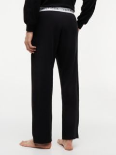 Hilfiger Logo Pique Sleep Pant — Black 4