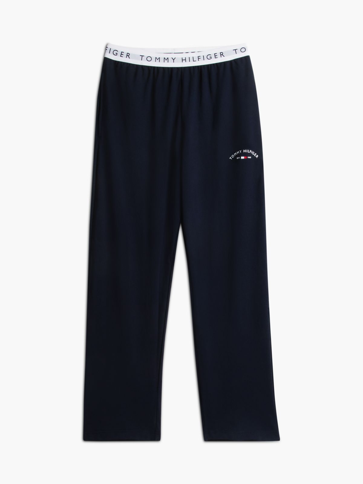 Hilfiger Logo Pique Sleep Pant — Navy