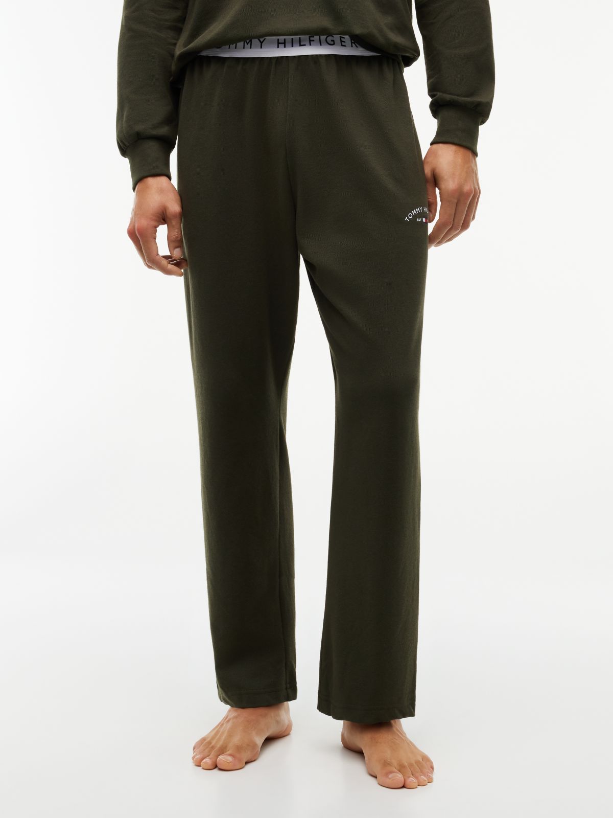 Hilfiger Logo Pique Sleep Pant — Meadow