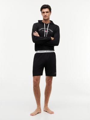 Пижамные шорты Hilfiger Pique для мужчин, с логотипом — Tommy Hilfiger — фото 2
