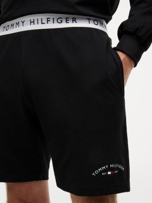 Пижамные шорты Hilfiger Pique для мужчин, с логотипом — Tommy Hilfiger — фото 3