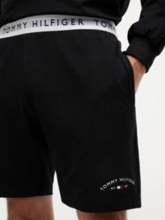 Hilfiger Logo Pique Sleep Short — Black 3