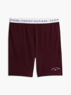 Hilfiger Logo Pique Sleep Short — Burgundy 5