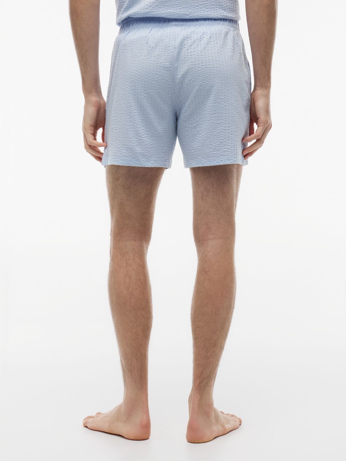 Boxer Sleep Short — Blue Wave