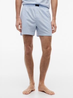 Boxer Sleep Short, Blue Wave