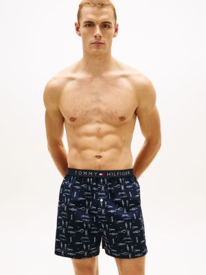 Printed Woven Boxer, Sea Spray