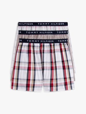 Printed Woven Boxer 3-Pack, Canvas