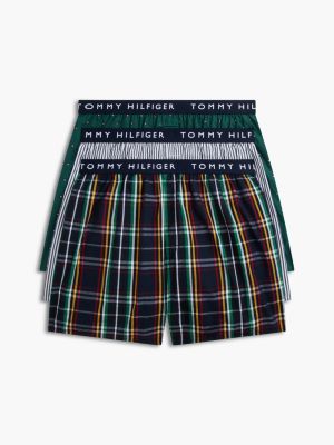 Printed Woven Boxer 3-Pack, Forest