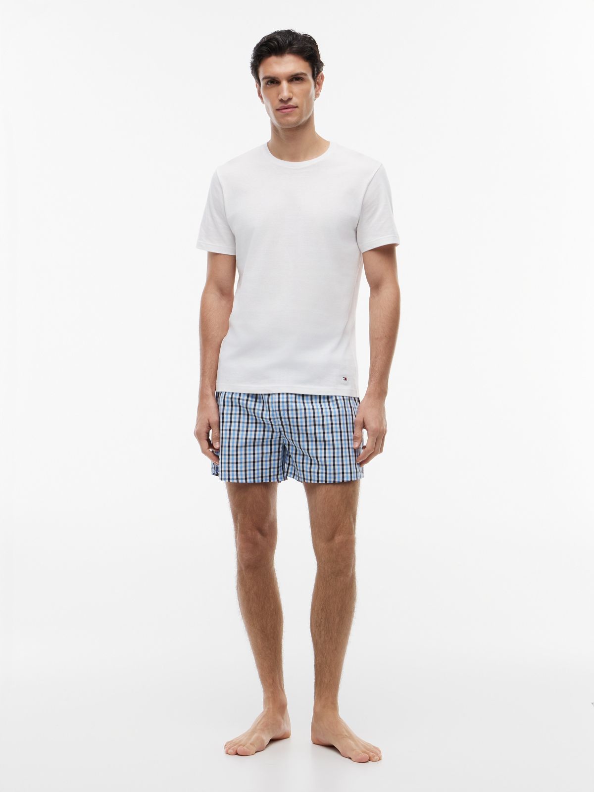 T-Shirt & Woven Short Pajama Gift Set — Sea Spray