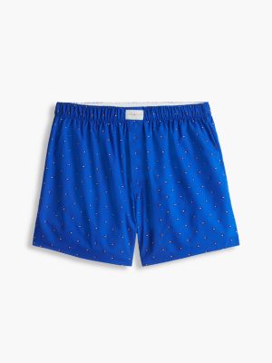 Пижамный комплект Gift для мужчин, с шортами, тканый — Tommy Hilfiger, цвет: Синий — фото 6