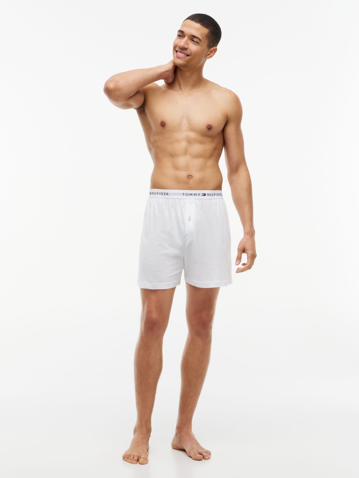 Knit Boxer — White