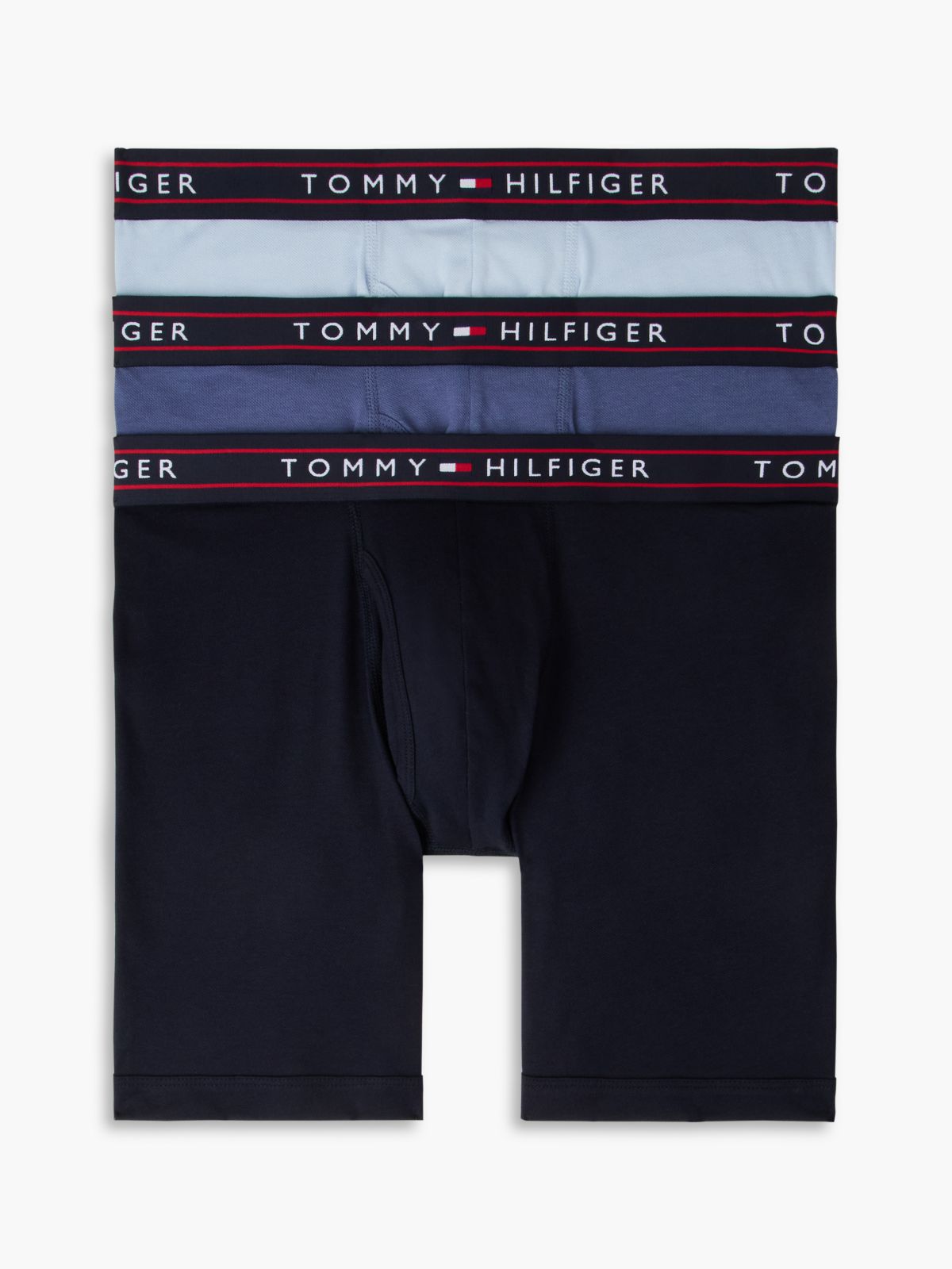 Heritage Pique Boxer Brief 3-Pack — Blue Wave