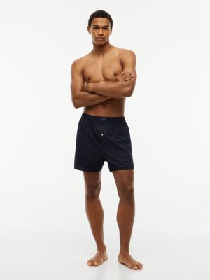 Трусы-боксеры для мужчин, с принтом, тканый — Tommy Hilfiger, цвет: Сумеречный — фото 2