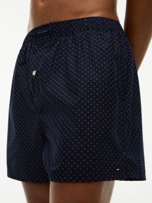 Трусы-боксеры для мужчин, с принтом, тканый — Tommy Hilfiger, цвет: Сумеречный — фото 3