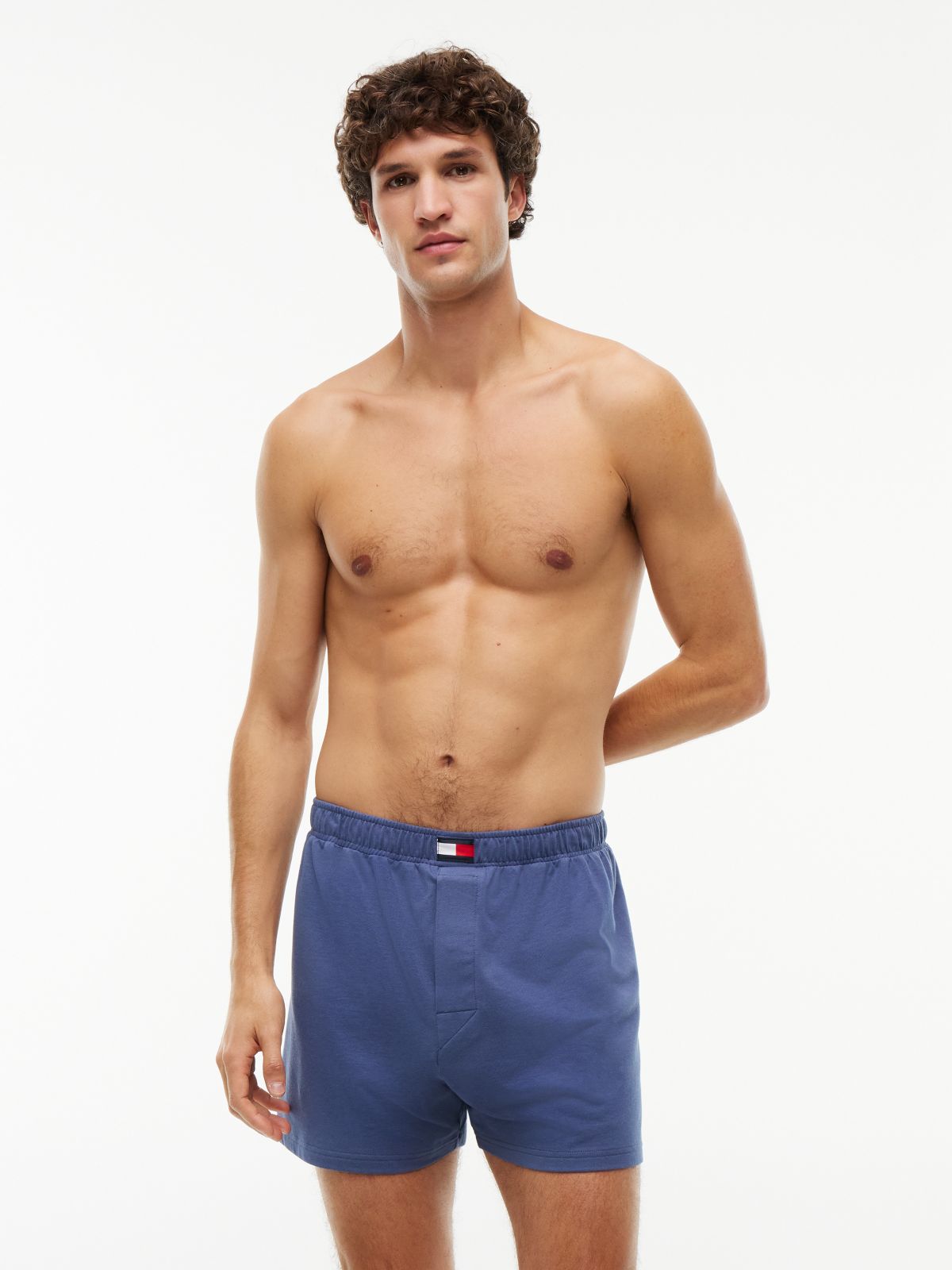 Knit Boxer — Blue Wave