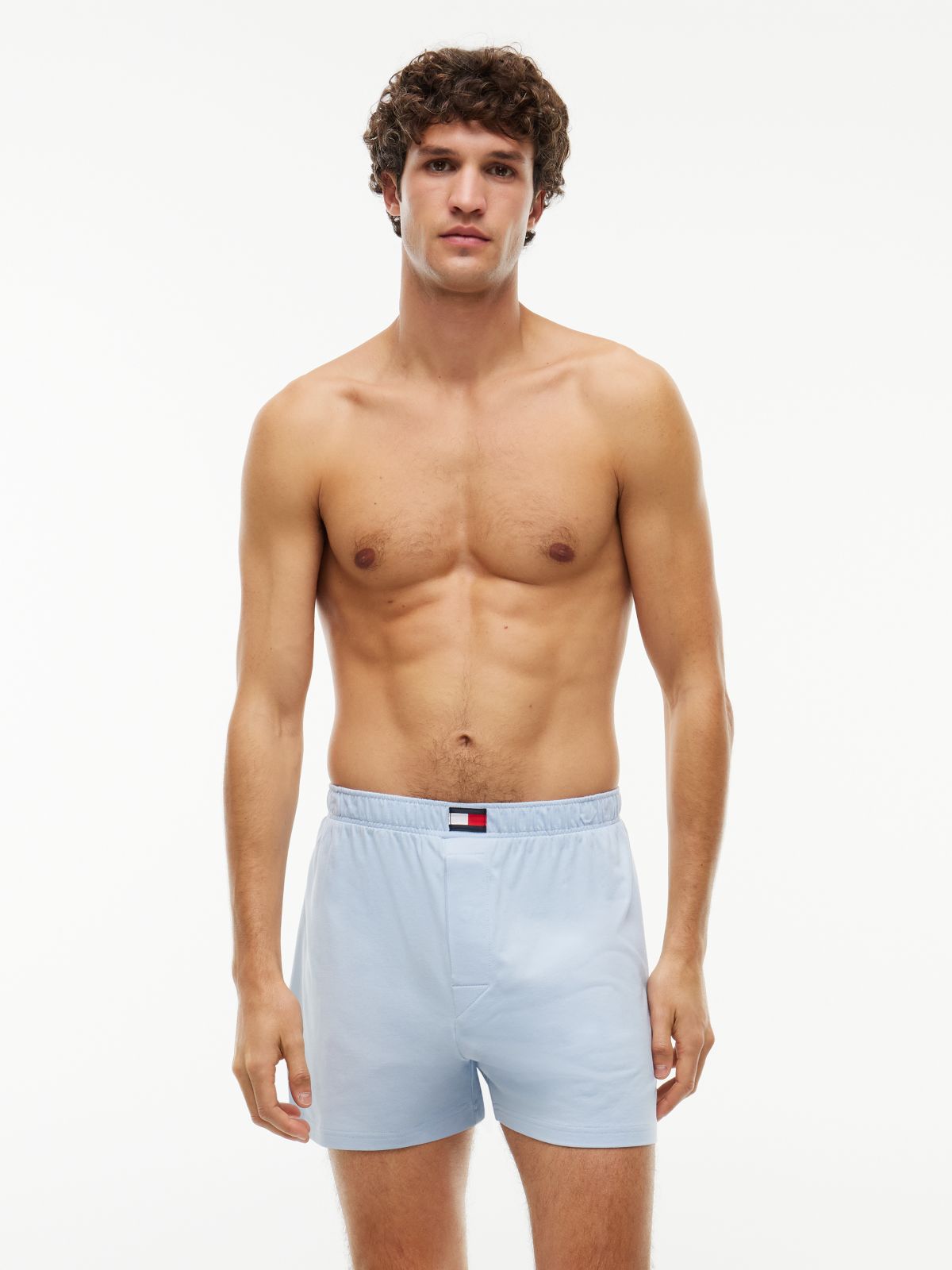 Knit Boxer — Blue Wave